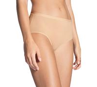 CALIDA Damen Slip Natural Comfort – High-Waist, natürlicher Glanz, Rose Teint 44/46