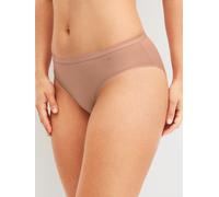 Slip CALIDA "Natural Comfort", Damen, Gr. M (44/46), timeless taupe, Single Jersey, Obermaterial: 92% Baumwolle, 8% Elasthan, normal, Unterhosen Slip, Regular Cut, elastisch, weich, Single Jersey Qual