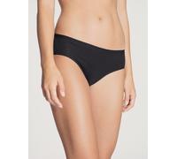 Calida - Damen Slip - Natural Comfort - Regular Cut, Baumwolle, natürlicher Glanz - Schwarz S