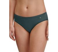 Slip CALIDA "Natural Comfort", Damen, Gr. XS (36/38), deep emerald grün, Single Jersey, Obermaterial: 92% Baumwolle, 8% Elasthan, normal, Unterhosen, Regular Cut, elastisch, weich, Single Jersey Quali