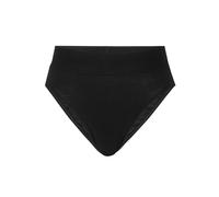 Slip CALIDA "Slip Elastic High Waist 1er Pack", Damen, Gr. 36-38, schwarz, Obermaterial: 94% Baumwolle CO. 6% Elasthan EL., Unterhosen Slip (18744443-XS) schwarz
