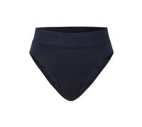 Slip CALIDA "Slip Elastic High Waist 1er Pack", Damen, Gr. 48-50, blau (dunkelblau), Obermaterial: 94% Baumwolle CO. 6% Elasthan EL., Unterhosen Slip (46075621-L) dunkelblau