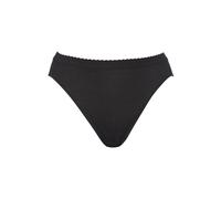 Slip CALIDA "Slip Iconics Brief 1er Pack", Damen, Gr. 40-42, schwarz, Obermaterial: 100% Baumwolle CO., Unterhosen Slip (27848735-40) schwarz