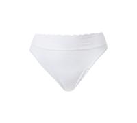 Slip CALIDA "Slip Iconics High Cut Slip 1er Pack", Damen, Gr. 40-42, weiß, Obermaterial: 100% Baumwolle CO., Unterhosen Slip (30653700-40) weiß