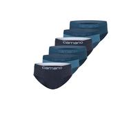 Slip CAMANO "Slip 6er Pack" Gr. L, blau (blue mi) Herren Unterhosen Slip (87541622-L) blue mi