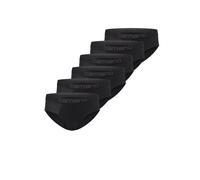 Camano Slip 6er-Pack Herren Schwarz Gr. L – 95% Baumwolle, 5% Elasthan