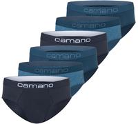 Slip CAMANO "Slip 6er Pack" Gr. L, blau (blue mi) Herren Unterhosen Slip (87541622-L) blue mi