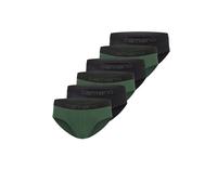 Slip CAMANO "Slip 6er Pack", Herren, Gr. L, grün (sycamore grün), 95% Baumwolle, 5% Elasthan, Unterhosen Slip (74251264-L) sycamore grün