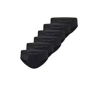 Slip CAMANO "Slip Men comfort BCI Cotton Slips 6p in Box 6er Pack", Herren, Gr. XXL, schwarz, Obermaterial: 95% Baumwolle CO. 5% Elasthan EL., Unterhosen Slip (63328732-XXL) schwarz