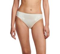 Slip CHANTELLE "HEDONA", Damen, Gr. 40, beige (ivory), Obermaterial: 83% Polyamid, 17% Elasthan, körpernah, Unterhosen Slip, blickdichtes Gewebe, Guipure Spitze (28623639-40) ivory