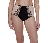 Slip CHANTELLE "LUSH", Damen, Gr. 44, schwarz, soft pink, Obermaterial: 73% Polyamid, 27% Elasthan, Unterhosen Slip, Stickerei, Tüll, blickdichtes Gewebe (73982355-44) schwarz, soft pink