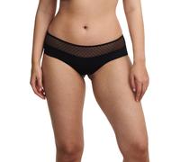 Slip CHANTELLE "NORAH CHIC", Damen, Gr. 36, schwarz, Obermaterial: 75% Polyamid, 25% Elasthan, körpernah, Unterhosen Slip, Tüll, blickdichtes Gewebe (59594615-36) schwarz