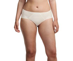 Slip CHANTELLE "NORAH", Damen, Gr. 46, talc, Obermaterial: 71% Polyamid, 29% Elasthan, körpernah, Unterhosen Slip, florale Spitze, weiche Materialien (84928065-46) talc