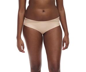 Slip CHANTELLE "PLAY", Damen, Gr. 42, golden beige, Obermaterial: 71% Polyamid, 29% Elasthan, körpernah, Unterhosen Slip, Spitze, blickdichtes Gewebe (62017651-42) golden beige