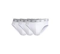 Slip CR7 "Slip CR7 Basic, Slip, 3-pack 3er Pack", Herren, Gr. L, weiß, Obermaterial: 95% Baumwolle CO. 5% Elasthan EL., Unterhosen Slip (84817516-L) weiß
