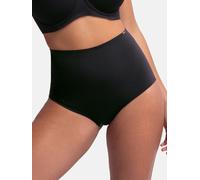 Slip DORINA "High Waisted Midi", Damen, Gr. XL, beige (beige, schwarz), Microtouch, Obermaterial: 74% Polyamid, 26% Elasthan, figurbetont, Unterhosen Slip, kaum sichtbar unter enger Kleidung (10359209