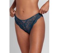 Slip DORINA "JEMMA", Damen, Gr. S, grün, Obermaterial: 87% Polyamid, 13% Elasthan, körpernah, Unterhosen Slip, florale Spitze, Mesh, elastisch, feminin (16048610-S) grün