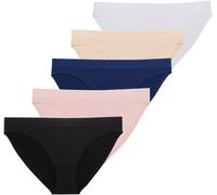 Slip DORINA "Rosanne", Damen, Gr. 3XL, schwarz (pink, schwarz, blau, natur), Microfaser, Obermaterial: 93% Polyamid, 7% Elasthan, unifarben, körpernah, Unterhosen Slip, mit flacher Naht-Verarbeitung (