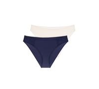 Slip DORINA "Sonia", Damen, Gr. S, blau (navy, ink), Obermaterial: 89% Polyester, 11% Elasthan, Unterhosen Slip (15395265-S) navy, ink
