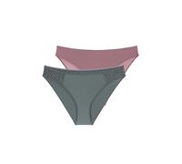 Slip DORINA "Sonia", Damen, Gr. S, rosa (grün, braun), Obermaterial: 89% Polyester, 11% Elasthan, Unterhosen Slip (90592710-S) grün, braun
