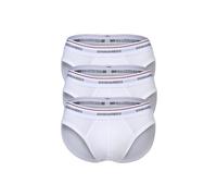 DSQUARED2 Herren Slips 3er Pack – Cotton Stretch, Logobund, Weiß, Größe M
