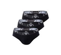 Slip EMPORIO ARMANI "Slip 3er Pack", Herren, Gr. XL, schwarz, Obermaterial: 95% Baumwolle CO. 5% Elasthan EL., Unterhosen Slip (67432347-XL) schwarz