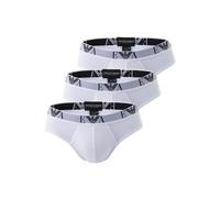 Slip EMPORIO ARMANI "Slip 3er Pack", Herren, Gr. XL, weiß, Obermaterial: 95% Baumwolle CO. 5% Elasthan EL., Unterhosen Slip (34746463-XL) weiß