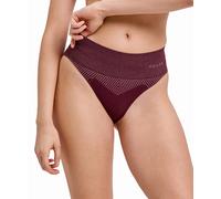 Slip FALKE "High Waist", Damen, Gr. S, 1 Stk., rot (mahogany (8344)), Unterhosen Slip (90053055-S) mahogany (8344)
