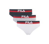 Slip FILA, Damen, Gr. S, bunt (mix), Graumeliert (Obermaterial): 67% Baumwolle, 28% Polyester, 5% Elasthan. Obermaterial: 95% Baumwolle, 5% Elasthan, bedruckt, unifarben mit Farbeinsatz, körpernah, Un