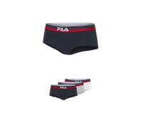 Slip FILA, Damen, Gr. S, bunt (mix), Graumeliert (Obermaterial): 67% Baumwolle, 28% Polyester, 5% Elasthan. Obermaterial: 95% Baumwolle, 5% Elasthan, bedruckt, unifarben mit Farbeinsatz, körpernah, Un