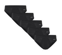 Slip FILA, Herren, Gr. XL, 200, schwarz, Single Jersey, Obermaterial: 95% Baumwolle, 5% Elasthan, körpernah, Unterhosen Slip, ohne Eingriff, Multipack (63798857-XL) 200, schwarz
