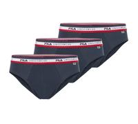 Slip FILA "MAN BRIEF", Herren, Gr. XL, blau (navy), Obermaterial: 95% Baumwolle, 5% Elasthan, unifarben, körpernah, Unterhosen Slip, mit feuchtigkeitsableitenden Eigenschaften (32092716-XL) navy