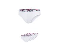 Slip FILA "MAN BRIEF", Herren, Gr. L, weiß, Jersey, Obermaterial: 95% Baumwolle, 5% Elasthan, unifarben, körpernah, Unterhosen Slip, mit elastischem Logobund (69153927-L) weiß