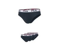 Slip FILA "MAN BRIEF", Herren, Gr. M, blau (navy), Jersey, Obermaterial: 95% Baumwolle, 5% Elasthan, körpernah, Unterhosen Slip, mit elastischem Logobund (73790150-M) navy
