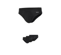 Slip FILA "MAN BRIEF", Herren, Gr. S, schwarz, Obermaterial: 95% Baumwolle, 5% Elasthan, unifarben, Unterhosen Slip, mit flach verarbeiteten Nähten (30125421-S) schwarz