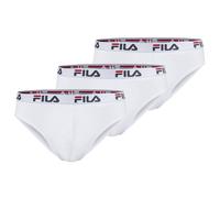 Slip FILA "MAN BRIEF", Herren, Gr. S, weiß, Jersey, Obermaterial: 95% Baumwolle, 5% Elasthan, unifarben, körpernah, Unterhosen, mit elastischem Logobund (69153927-S) weiß