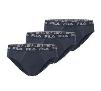 Slip FILA "MAN BRIEF", Herren, Gr. XXL, blau (navy), Jersey, Obermaterial: 95% Baumwolle, 5% Elasthan, unifarben, körpernah, Unterhosen Slip, elastischer Logobund (46915869-XXL)