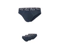 Slip FILA "MAN BRIEF", Herren, Gr. XXL, blau (navy), Obermaterial: 95% Baumwolle, 5% Elasthan, unifarben, körpernah, Unterhosen Slip, elastischer Logobund (46915869-XXL) navy