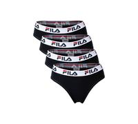 Slip FILA "Slip 4er Pack", Damen, Gr. L, schwarz, Obermaterial: 95% Baumwolle CO. 5% Elasthan EL., Unterhosen Slip (42566149-L) schwarz