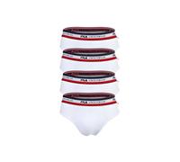 Slip FILA "Slip 4er Pack", Herren, Gr. M, weiß, Obermaterial: 95% Baumwolle CO. 5% Elasthan EL., Unterhosen Slip (71195713-M) weiß