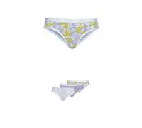 Slip FILA "WOMAN BRIEF", Damen, Gr. S, bunt (grau, weiß, bunt), Obermaterial: 95% Baumwolle, 5% Elasthan, bedruckt, geblümt, unifarben, bequem, Unterhosen Slip (10789666-S)