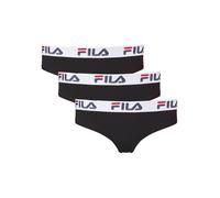 Slip FILA "WOMAN BRIEF", Damen, Gr. S, schwarz, Obermaterial: 95% Baumwolle, 5% Elasthan, bedruckt, unifarben mit Farbeinsatz, körpernah, Unterhosen Slip, mit elastischem Logobund (62433356-S) schwarz