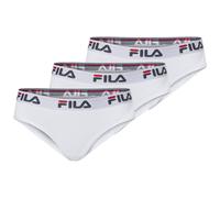 Slip FILA "WOMAN BRIEF", Damen, Gr. S, weiß, Obermaterial: 95% Baumwolle, 5% Elasthan, körpernah, Unterhosen Slip, mit elastischem Logobund (91867517-S) weiß
