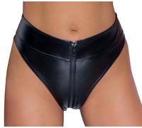 Slip „Fucking Fabulous“ im Powerwetlook Noir schwarz 76% Polyester, 24% Elasthan, Polymer Beschichtung