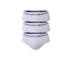 Slip GANT "Slip BRIEF 3-PACK 3er Pack", Herren, Gr. 3XL, weiß, Obermaterial: 95% Baumwolle CO. 5% Elasthan EL., Unterhosen Slip (73264819-XXXL) weiß