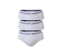 Slip GANT "Slip BRIEF 3-PACK 3er Pack", Herren, Gr. M, weiß, Obermaterial: 95% Baumwolle CO. 5% Elasthan EL., Unterhosen Slip (73264819-M) weiß