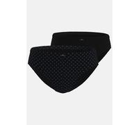 Slip GÖTZBURG, Herren, Gr. 6, schwarz, dunkel, allover, Single Jersey, Obermaterial: 95% Baumwolle, 5% Elasthan, Unterhosen Slip (20105307-6) schwarz, dunkel, allover
