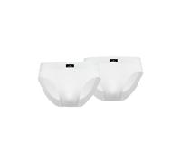 GÖTZBURG Herren Slips, 2er Pack - X-lastic, Unterwäsche, Unterhosen, Logo, einfarbig, weiß, 3XL Weiß
