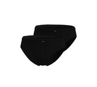 Slip GÖTZBURG "X-Lastic", Herren, Gr. 5, schwarz, dunkel, uni, Single Jersey, Obermaterial: 95% Baumwolle, 5% Elasthan, eng, Unterhosen Slip, kurz, eng, basic, mit Logo, elastischer Bund, Baumwollmix