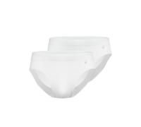 Slip GÖTZBURG "X-lastic", Herren, Gr. 7 (XL), weiß, Single Jersey, Obermaterial: 95% Baumwolle, 5% Elasthan, unifarben, körpernah, Unterhosen Slip, basic, elastischer Bund, eng, weich, atmungsaktiv, B